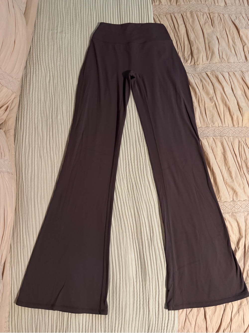Oner Active Wide-Leg High-Rise Flared Pants - Dark Umber Brown